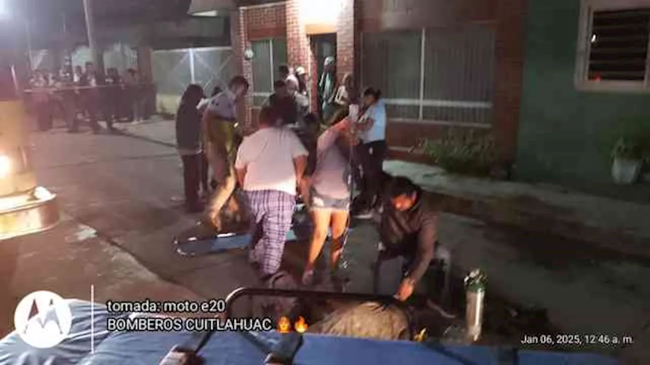 Explosión en domicilio deja 2 personas heridas, en Cuitláhuac