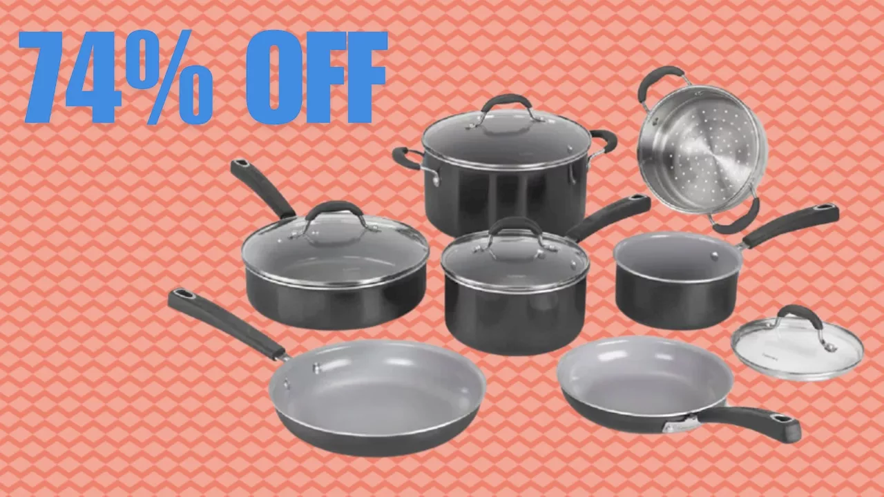 Cuisinart Ceramica XT Cookware Set on Sale for $90