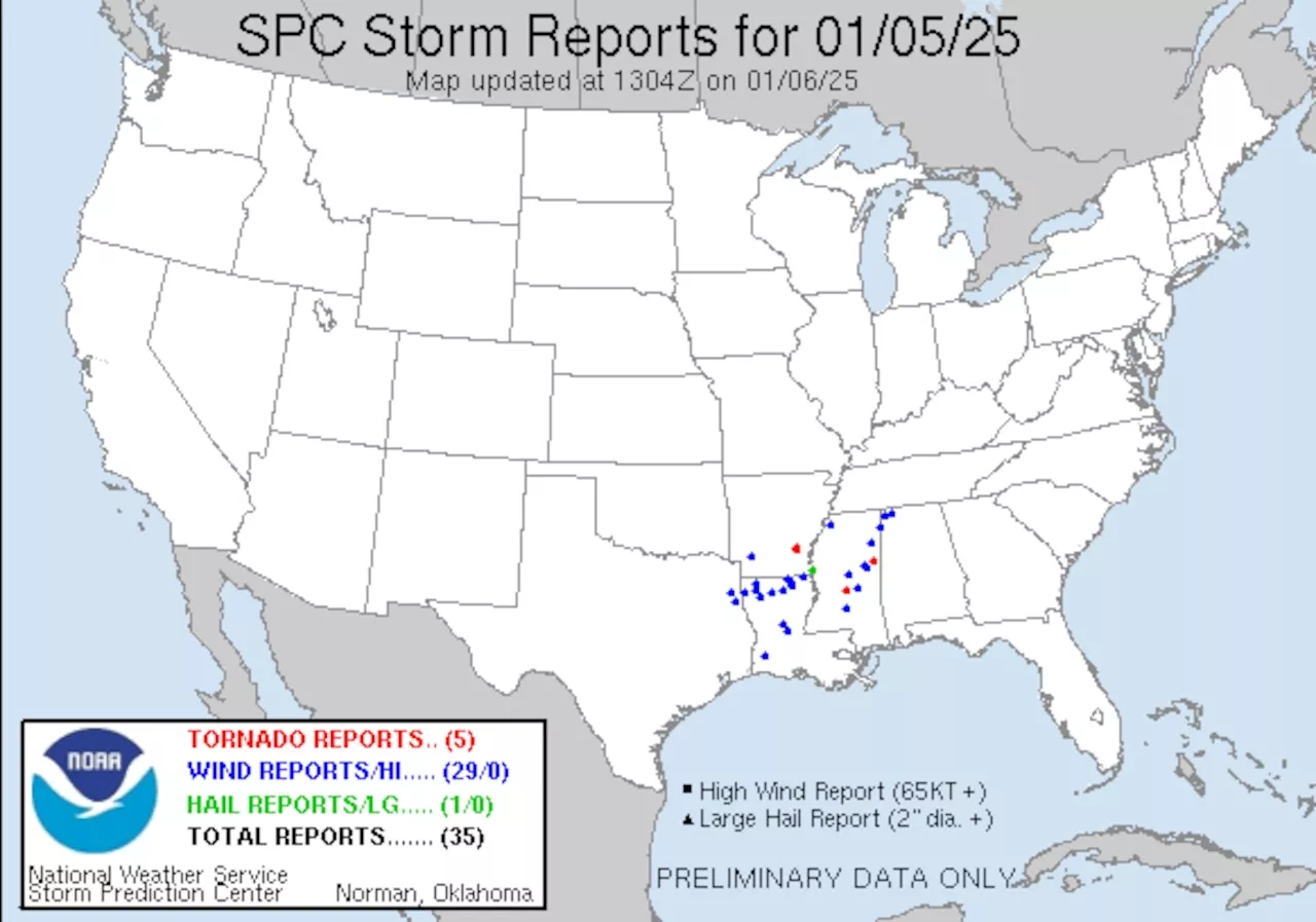 Possible Tornado In Alabama, Survey Planned