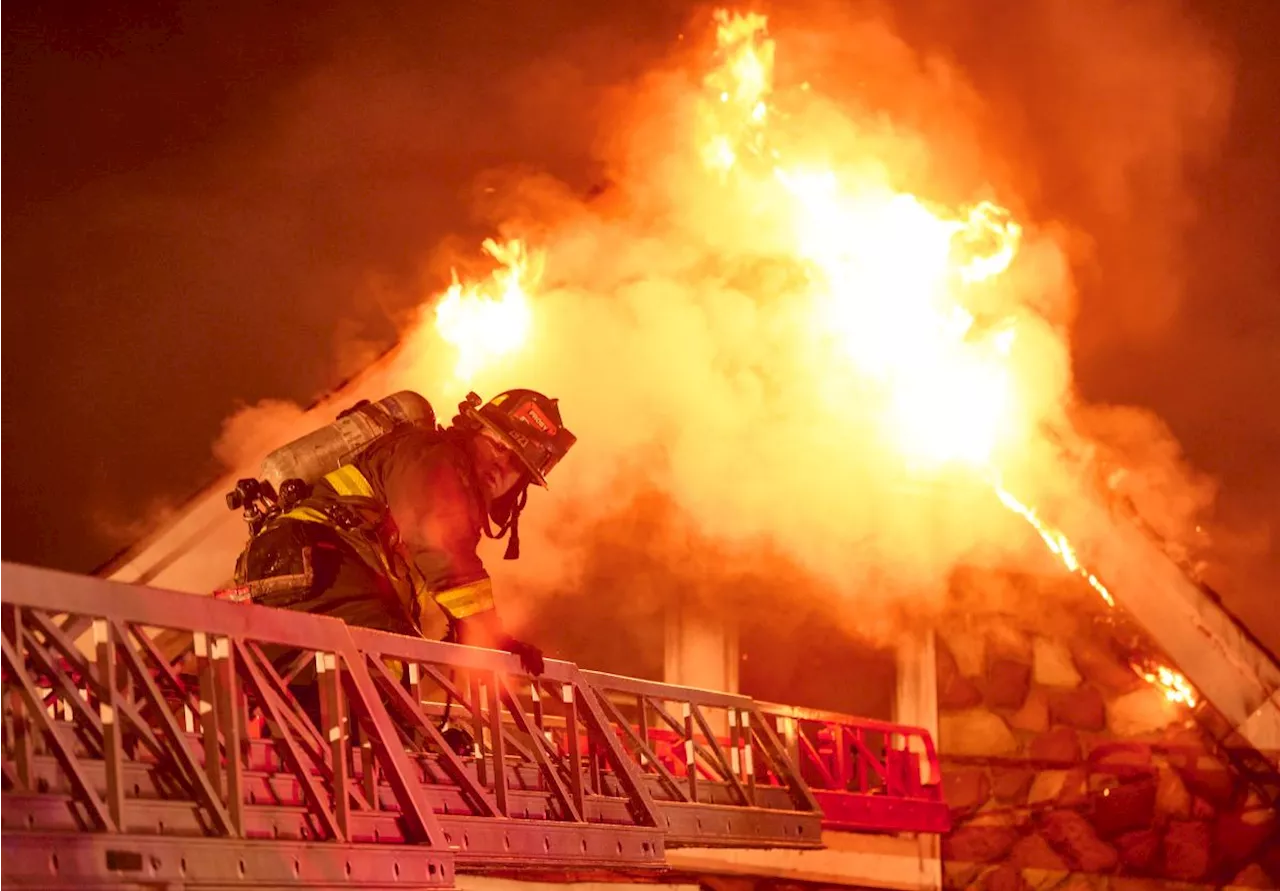 Three-Alarm Fire Injures Two in Brooklyn