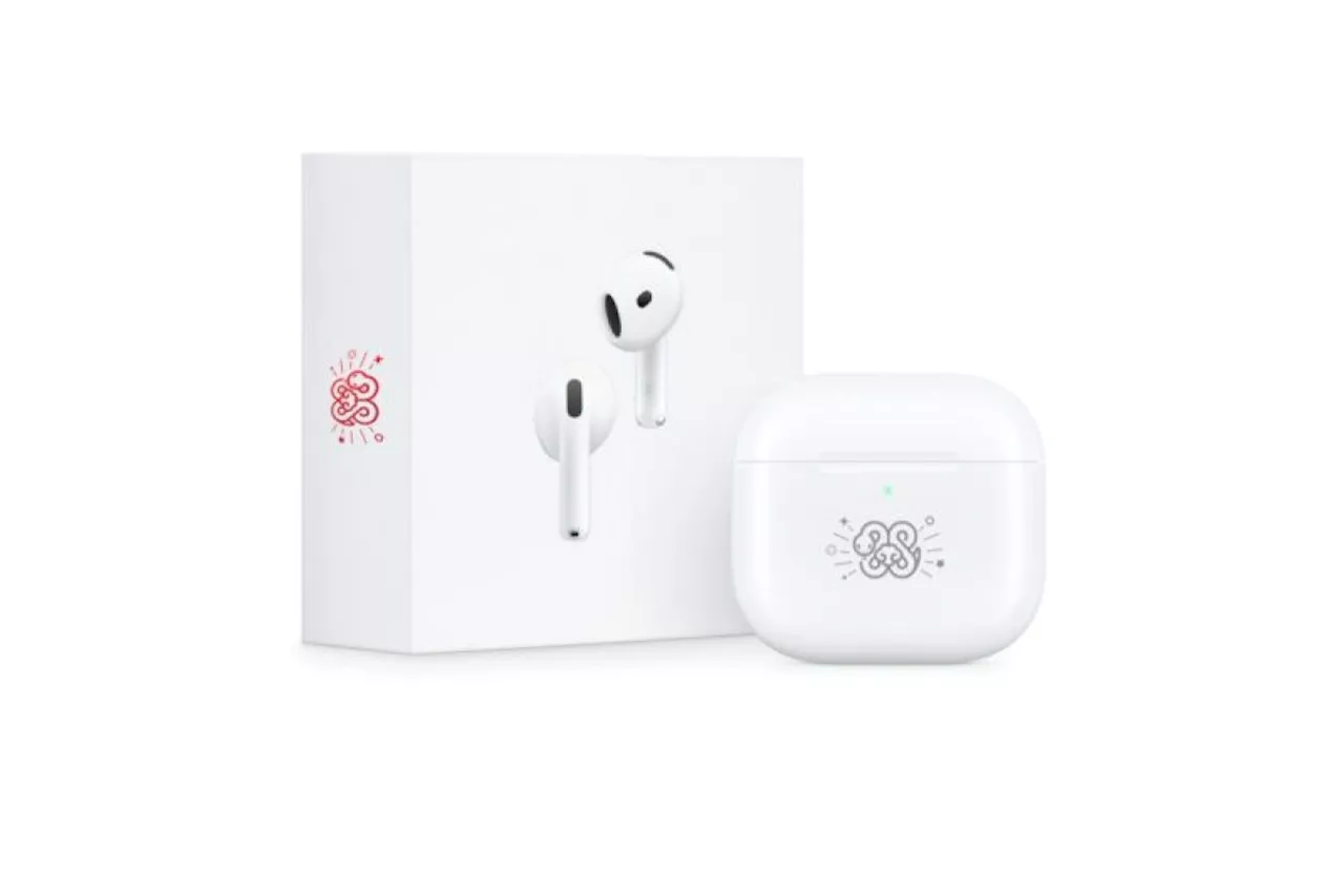 AirPods 4 Edisi Tahun Ular Dirilis Apple