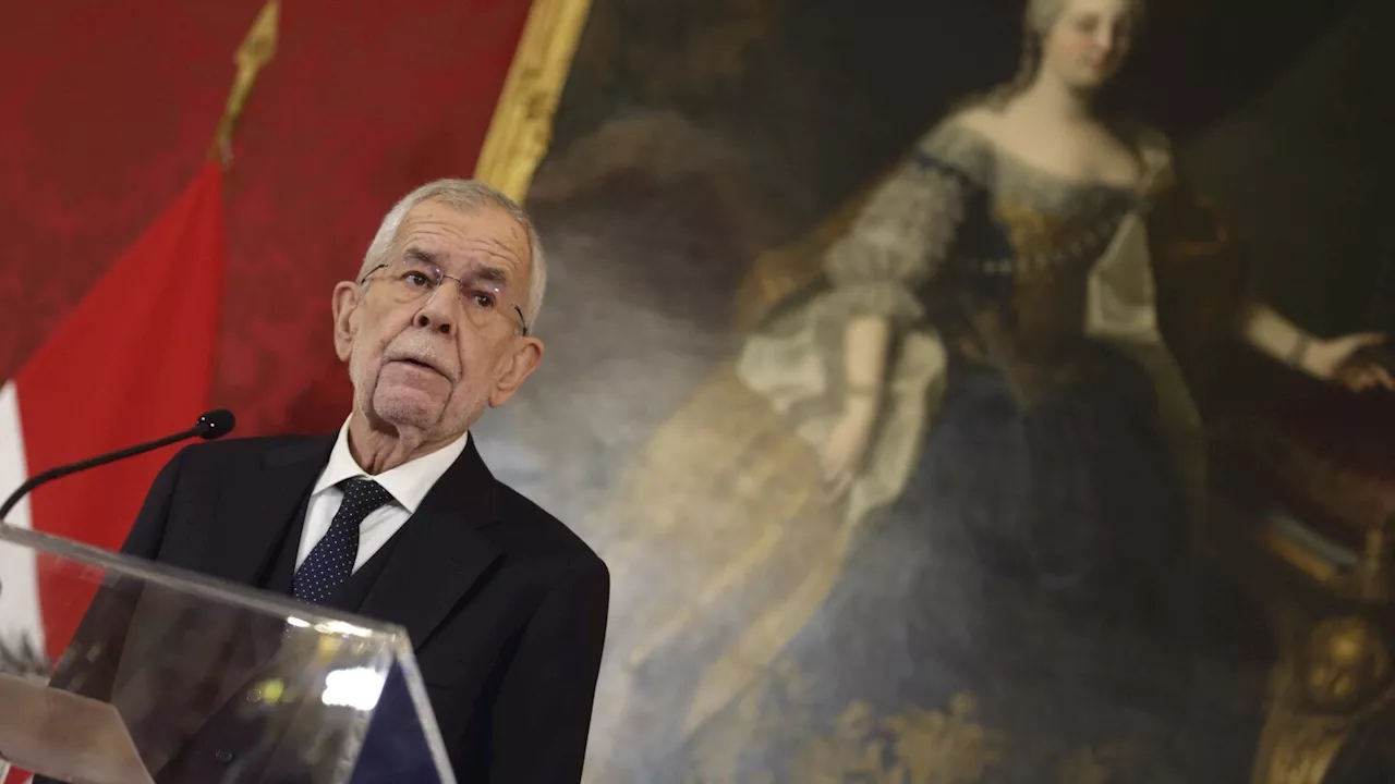 Austria's President Addresses Media After Meeting with Freedom Party Head