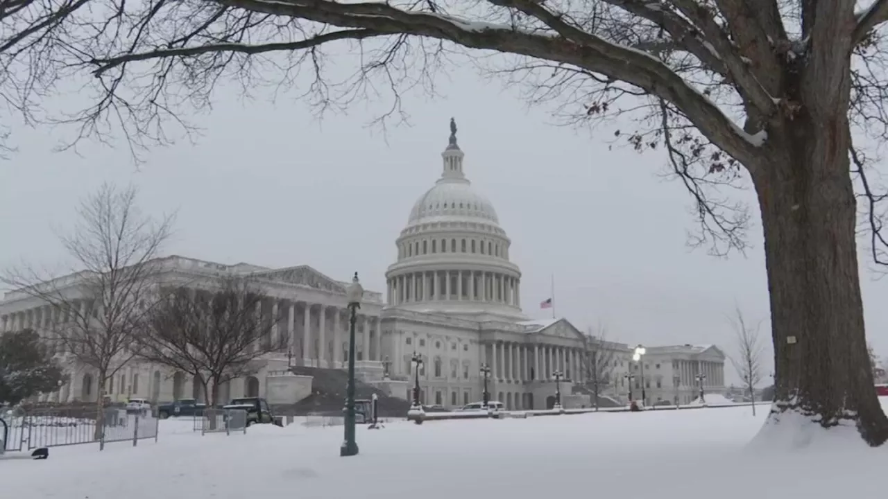 Nation's capital weathers winter wallop ahead of President Carter's state funeral