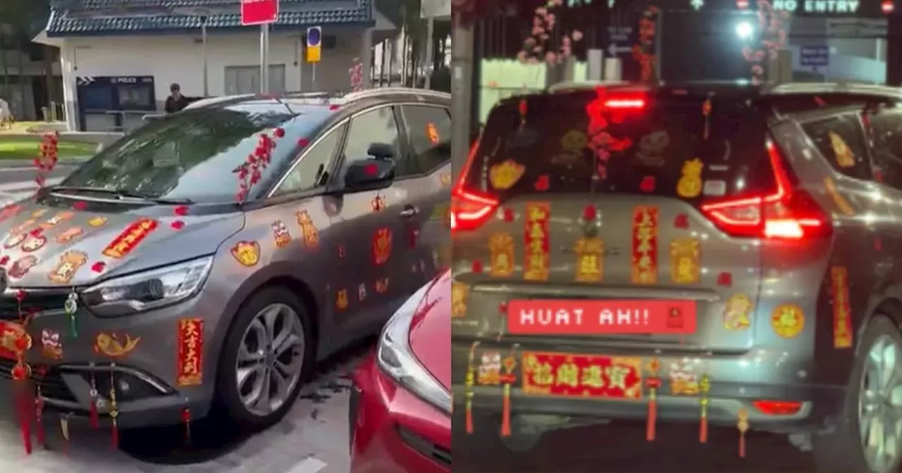 Chinese New Year Car Decorations Drive Mixed Reactions in Singapore News