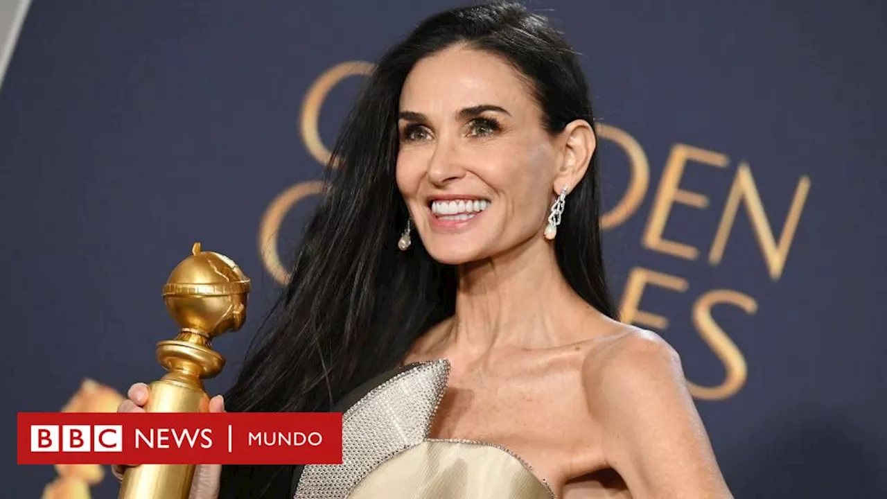 Demi Moore: 'Llevo 45 años y es la primera vez que gano un premio como actriz'