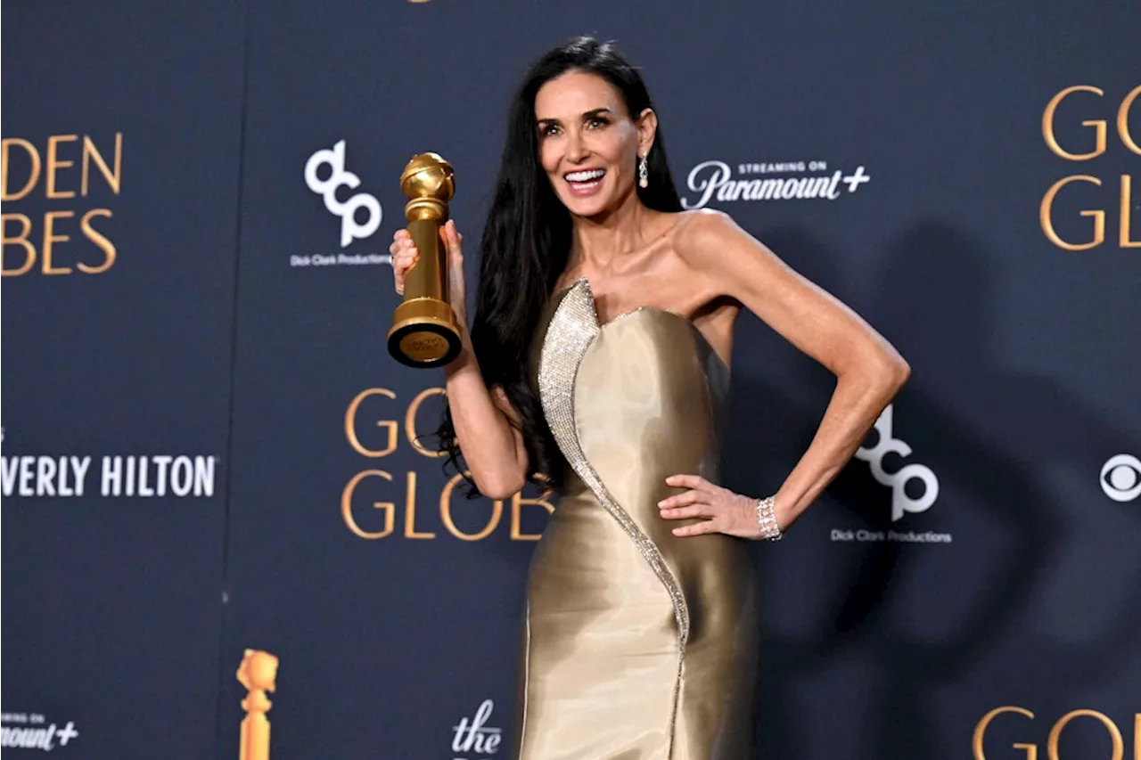 Demi Moore gewinnt Golden Globe: „Du erkennst deinen Wert erst, wenn du die Messlatte beiseitelegst“