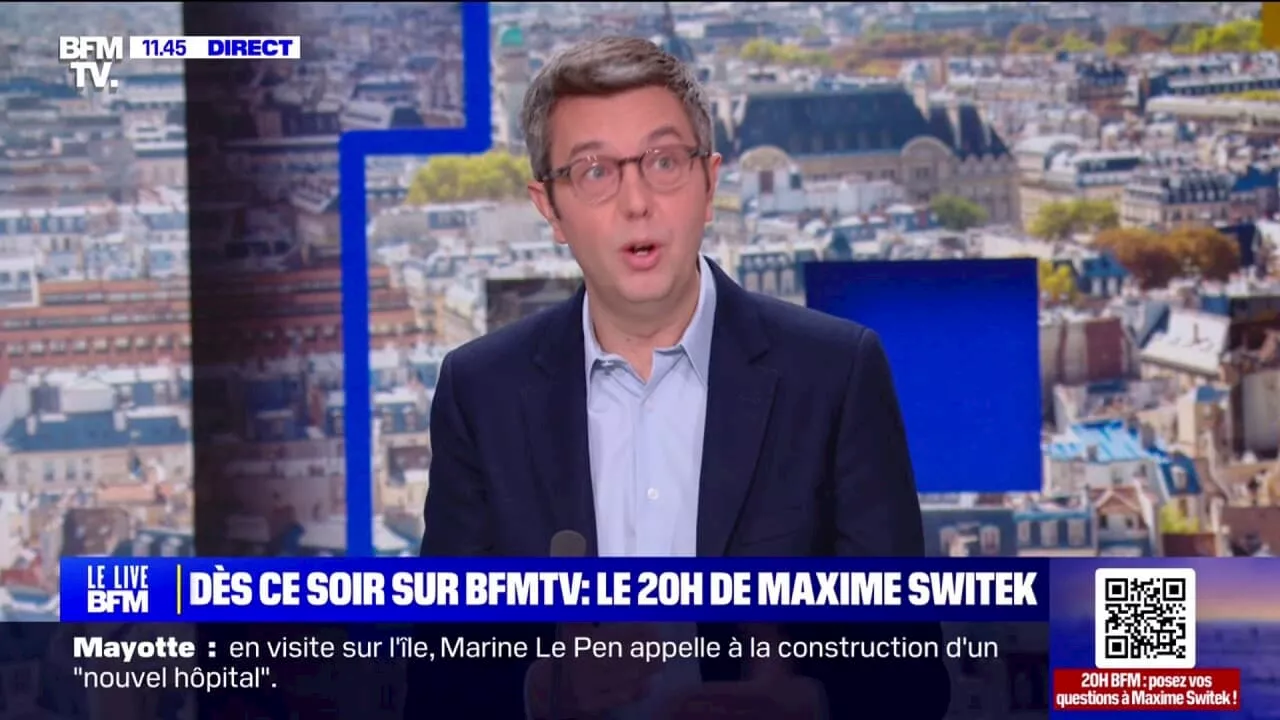 BFMTV lance son nouveau '20H BFM' avec Maxime Switek