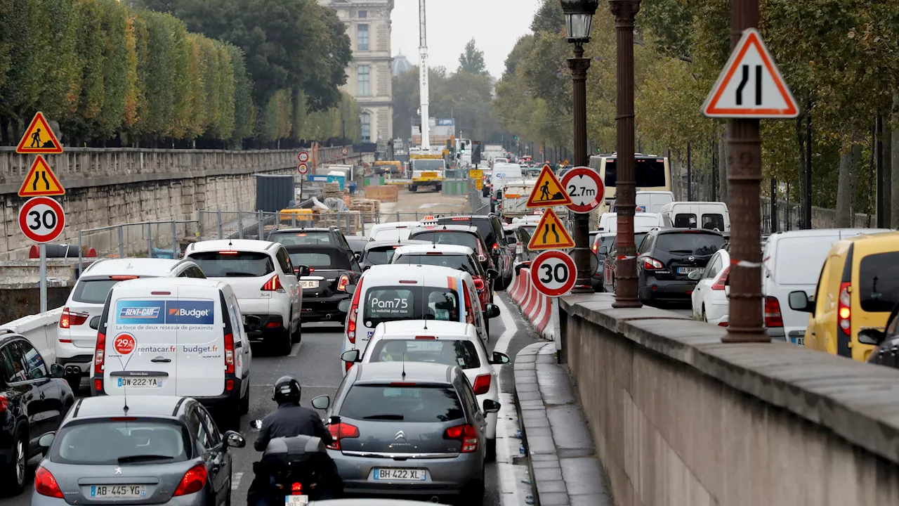 Paris, deuxième ville la plus embouteillée d'Europe