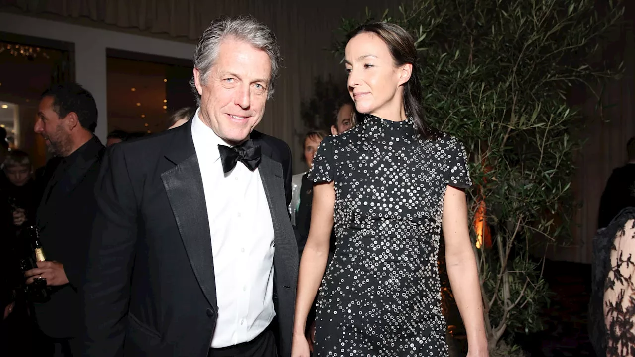 Hugh Grant Feierte auf der Golden Globes Aftershow-Party