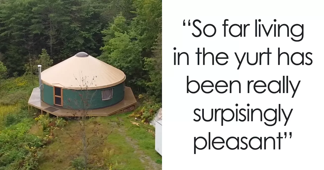 Couple Embraces Off-Grid Living in a Cozy Vermont Yurt