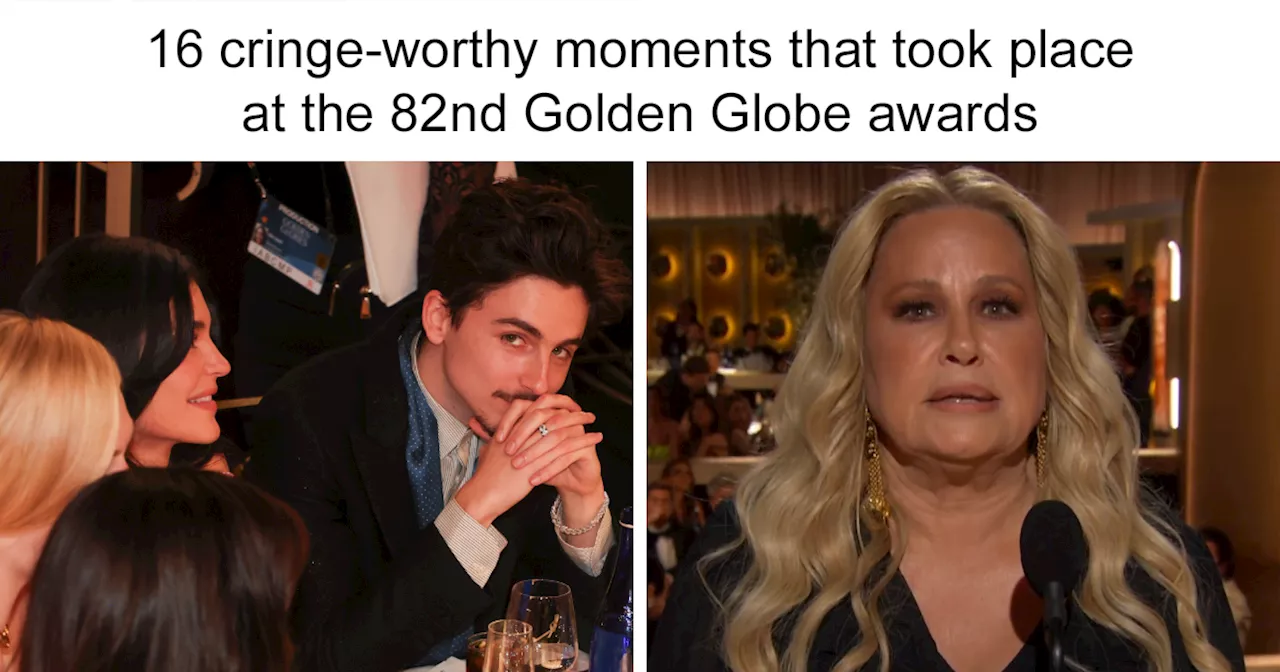 Golden Globes Cringiest Moments: Jennifer Coolidge, Sofía Vergara, and More