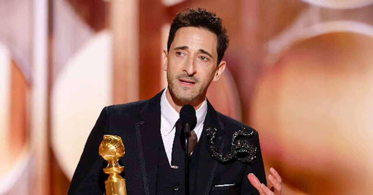 Adrien Brody's Immigrant Tribute at the Golden Globes