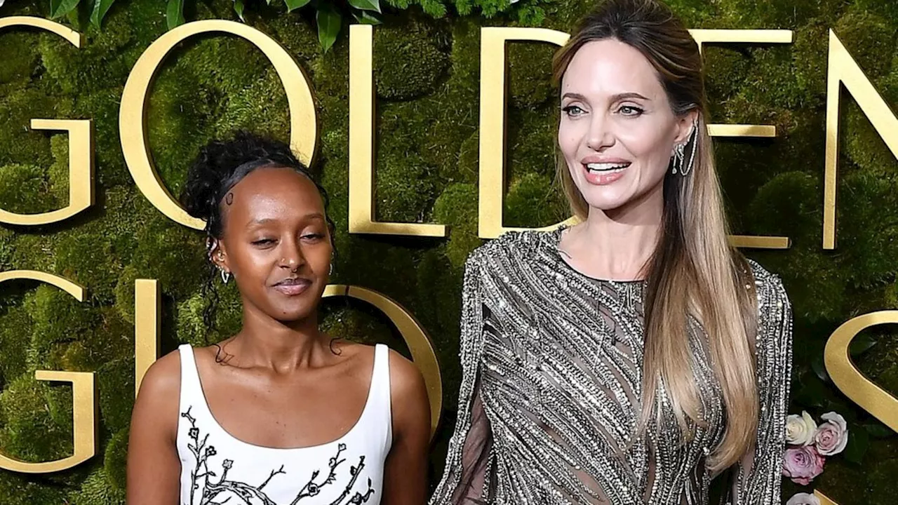 Angelina Jolie und Zahara bei den Golden Globes