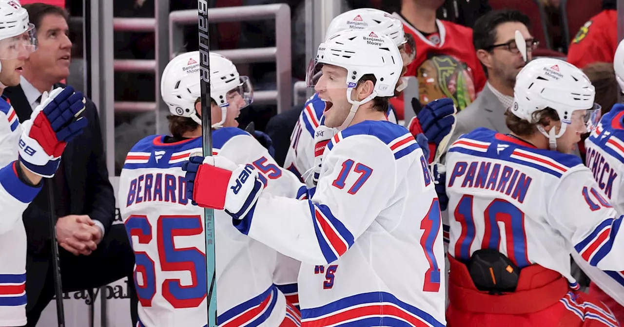 Rangers Beat Blackhawks 6-2