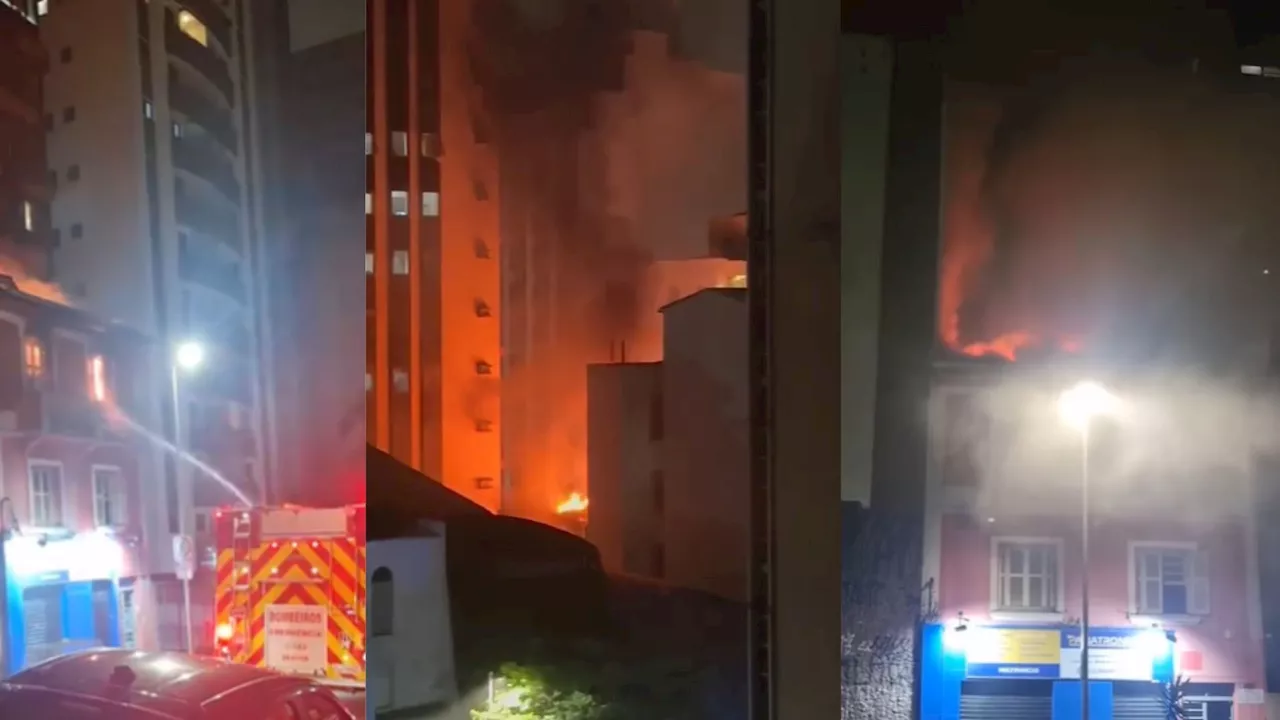 Grande Incêndio Atingi Imóvel em São Paulo