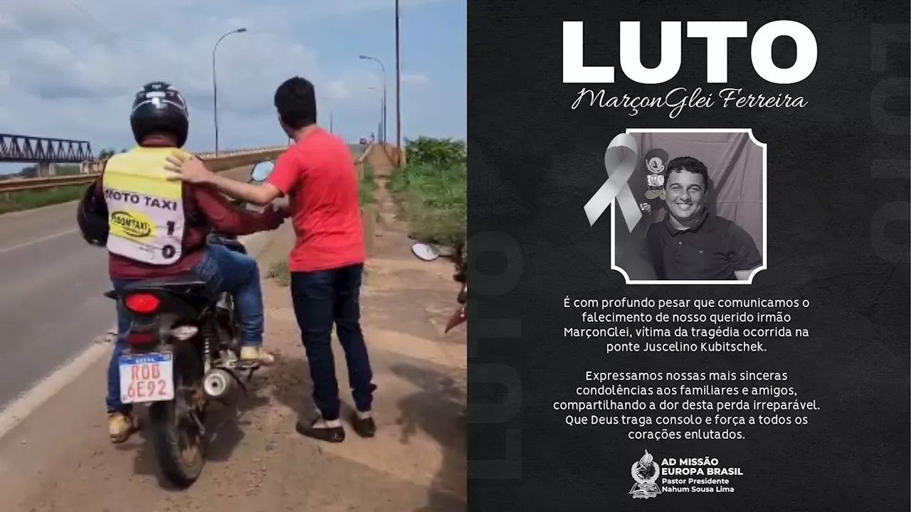 Mototaxista denunciava estado da ponte antes do desabamento