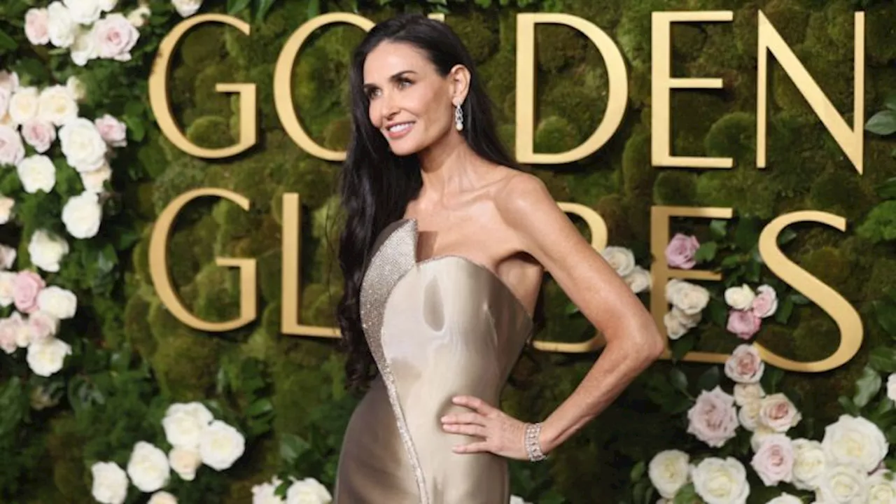 Demi Moore gana su primer Globo de Oro