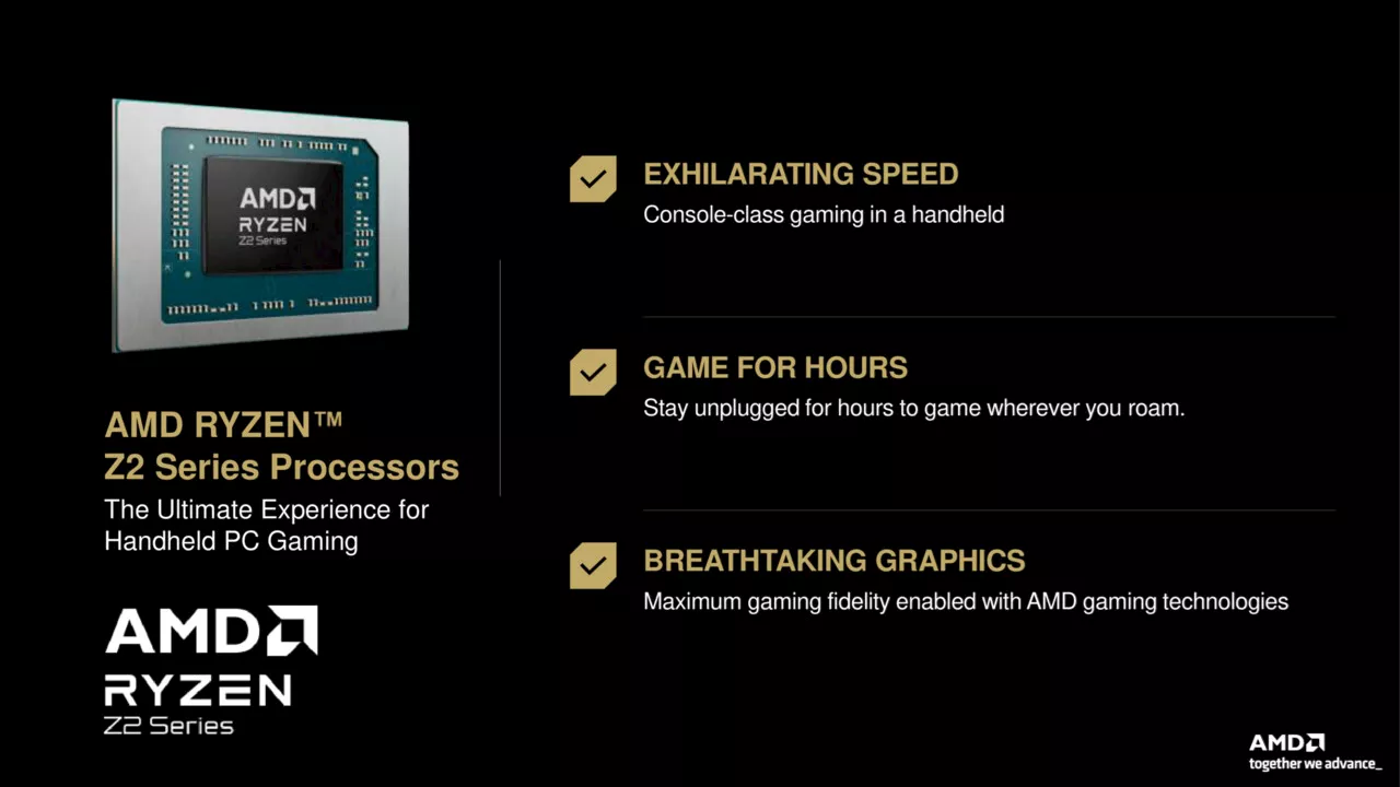 AMD Ryzen Z2 (Extreme) APUs für PC-Gaming-Handhelds