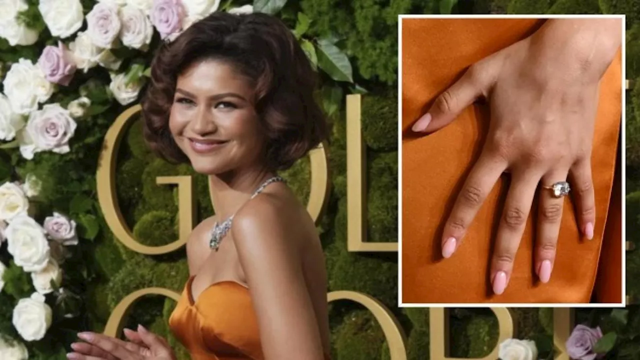 Zendaya con un anello di fidanzamento ai Golden Globes?