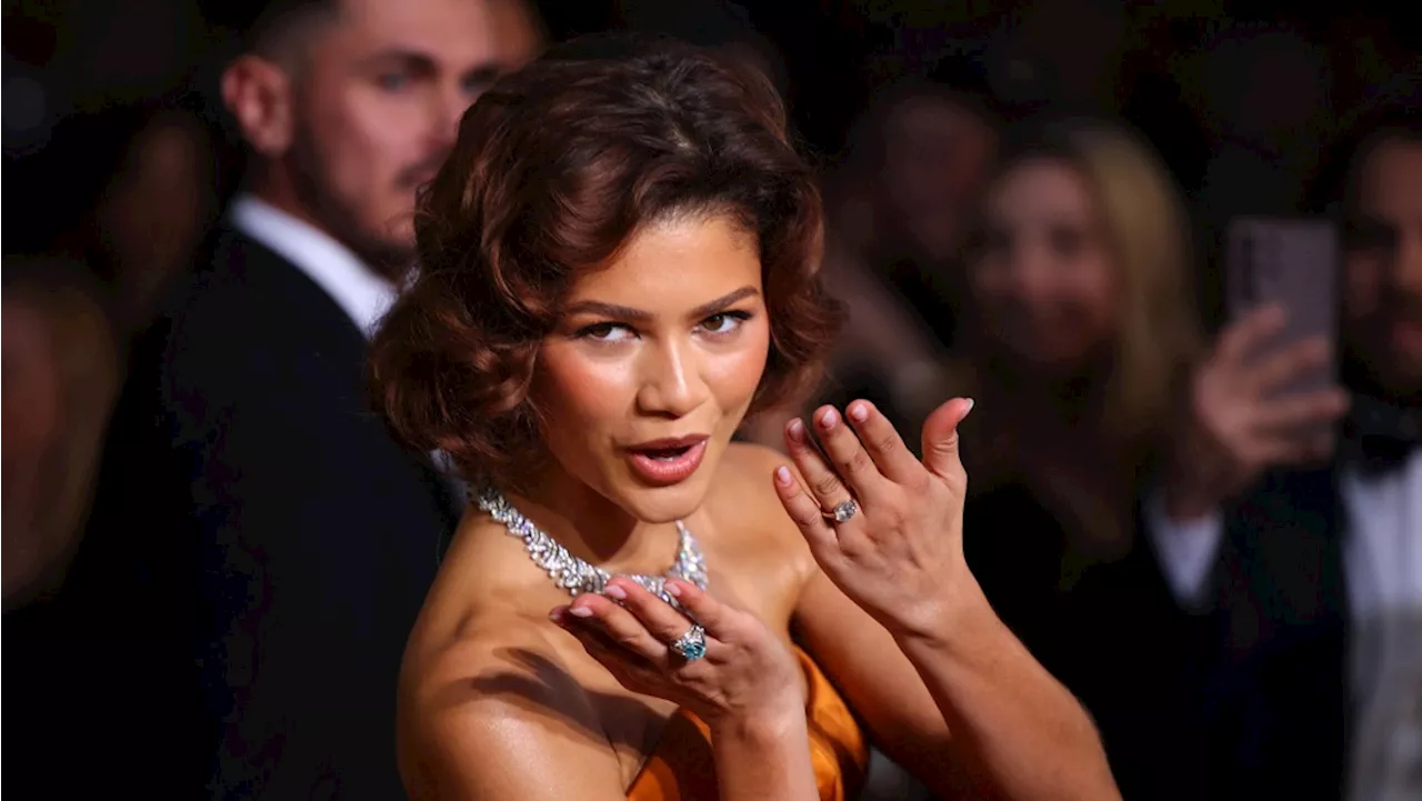 Zendaya's Diamond Ring Ignites Engagement Rumors at Golden Globes