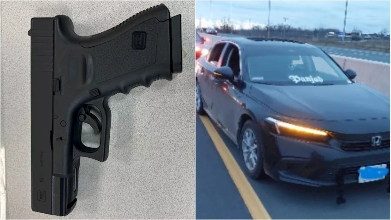 Driver Arrested for Allegedly Pointing Fake Gun at Motorists on QEW