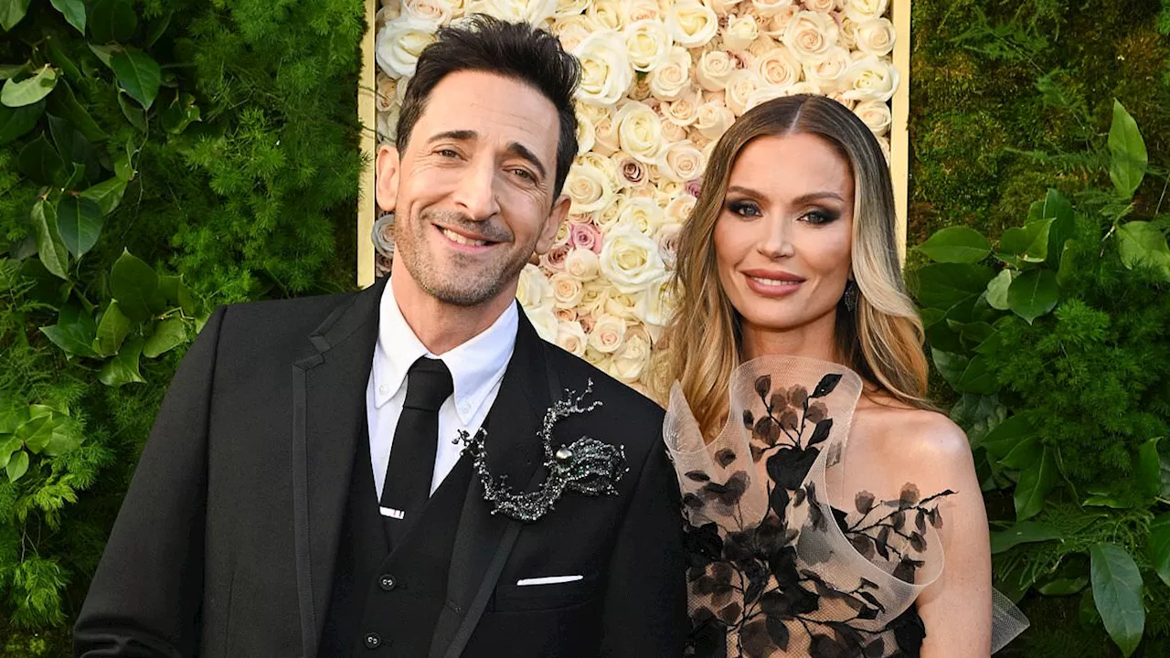 Adrien Brody Gets Emotional & Thanks Girlfriend Georgina Chapman After Golden Globes Win