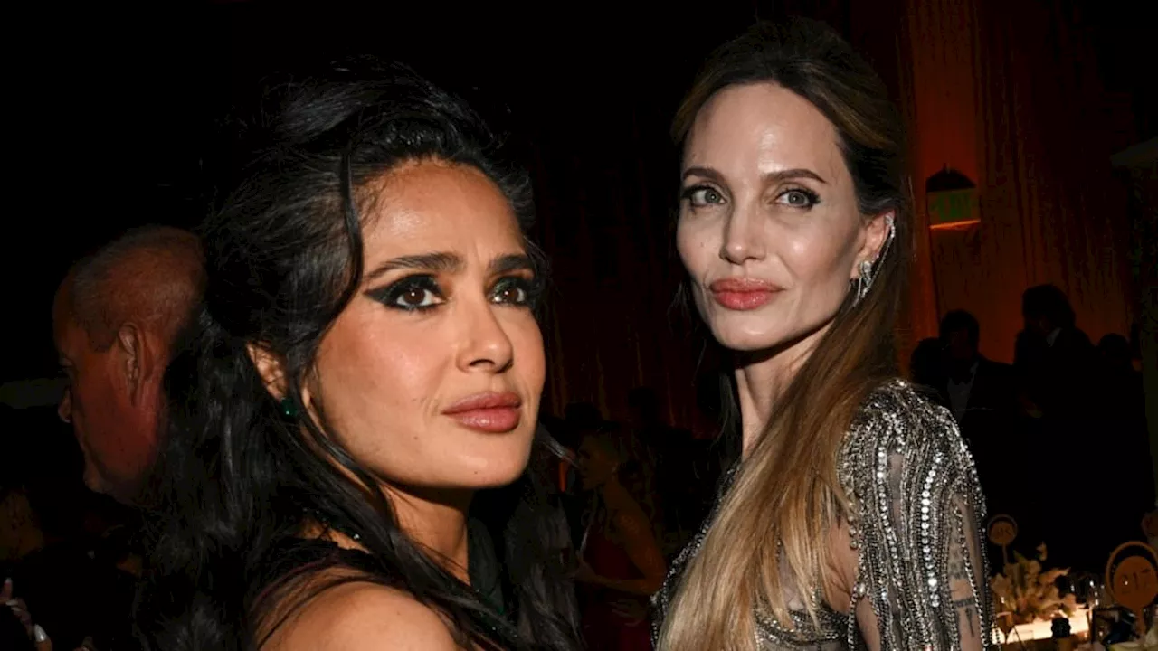 Angelina Jolie and Salma Hayek: Hollywood BFFs