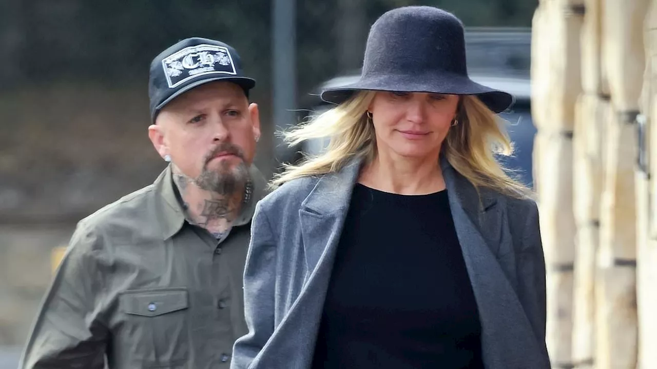 Cameron Diaz and Benji Madden Spotted on Rare Outing in Montecito