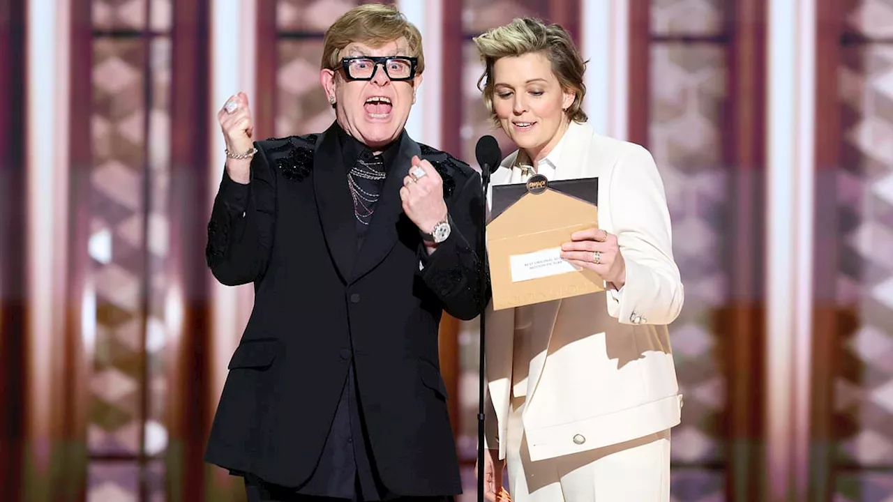 Elton John Mistakenly Calls Brandi Carlile 'Rihanna' At Golden Globes