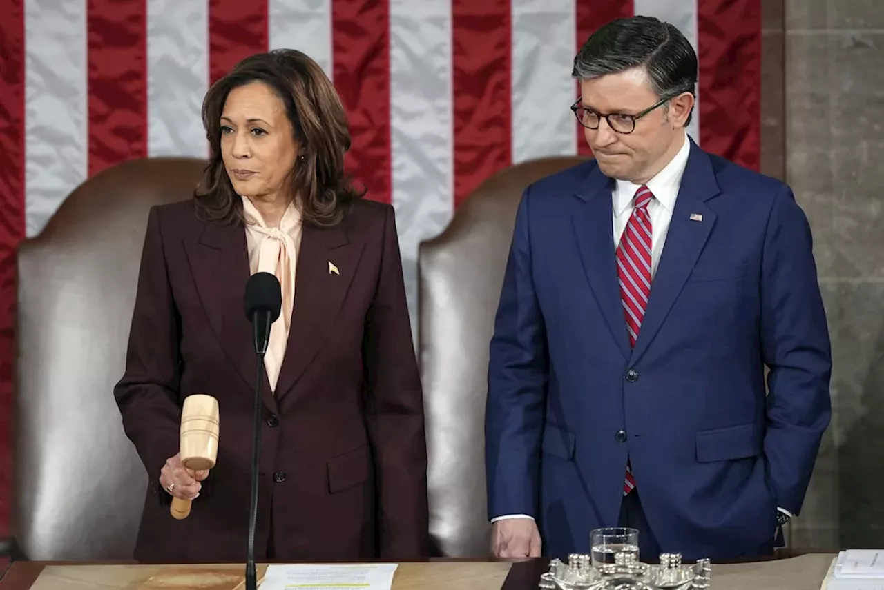 Harris Certifies Trump's Electoral College Victory