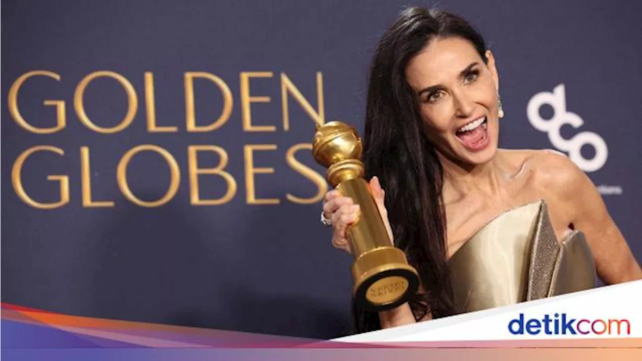 Demi Moore Raih Penghargaan Golden Globes 2025