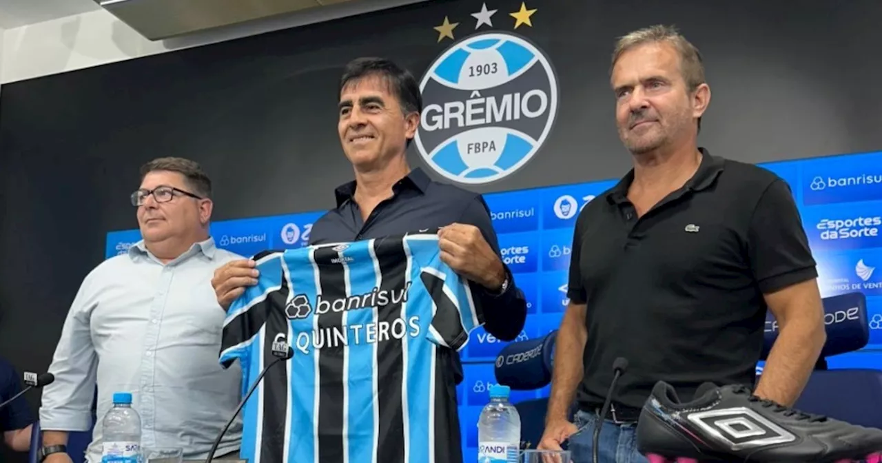 Gustavo Díaz asume como nuevo entrenador de Gremio bajo presión