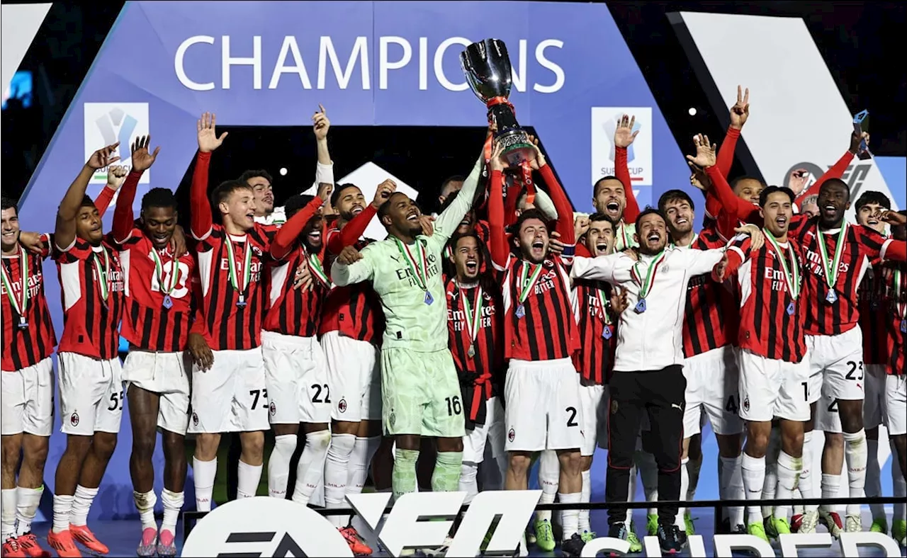 Milan se corona campeón de la Supercopa de Italia