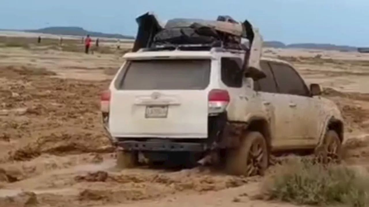 Lluvias en Punta Gallinas dejan a 98 personas aisladas en el desierto