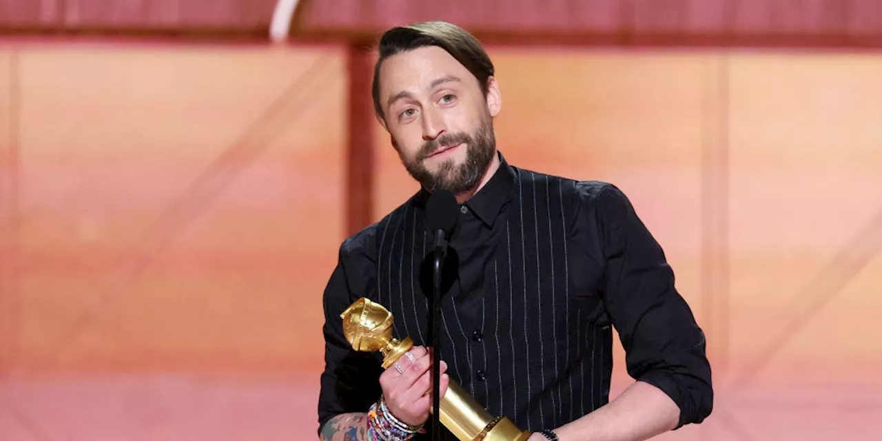 Kieran Culkin Wins Golden Globe for Best Supporting Male Actor