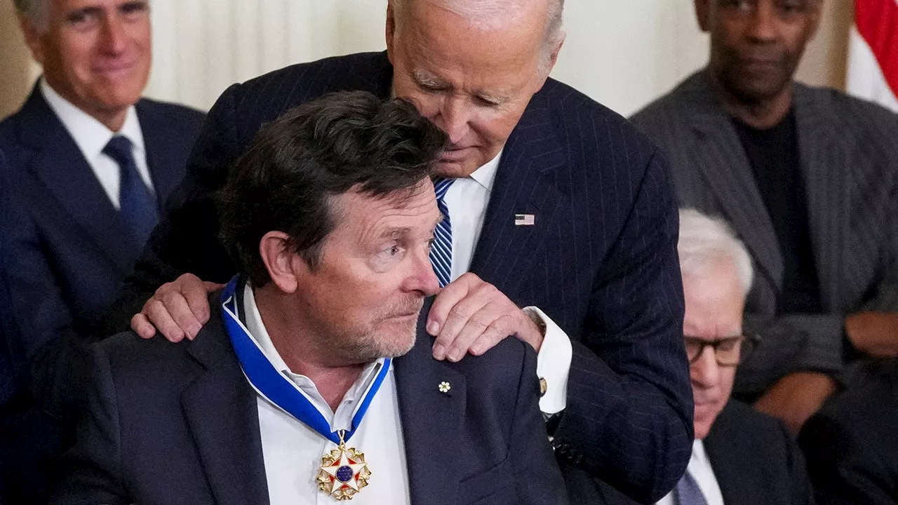 Michael J. Fox honored with Presidential Medal of Freedom for Parkinson’s research efforts