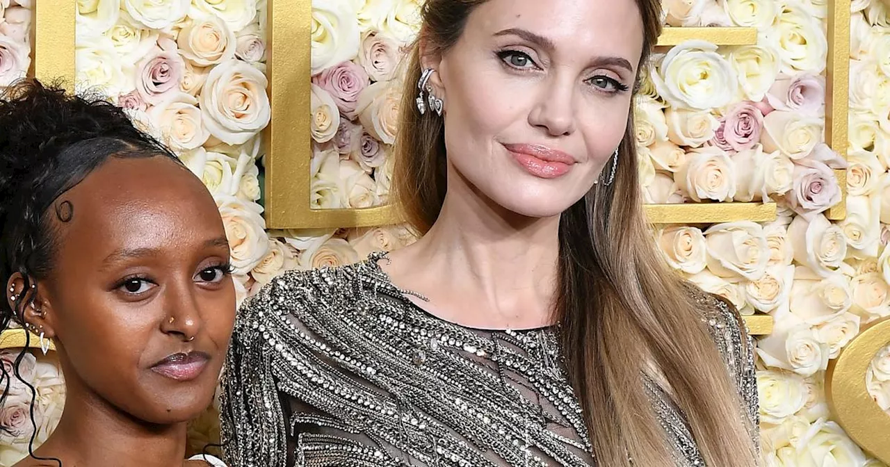 Angelina Jolie et sa fille Zahara complices aux Golden Globes : la jeune femme a bien grandi !