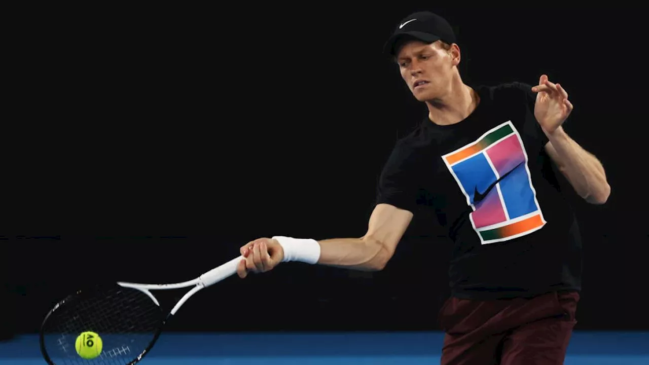 Jannik Sinner all'Opening Week dell'Australian Open