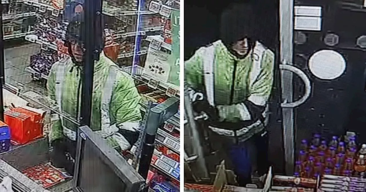 Police Seek Man in Connection with Glasgow Shop Raid