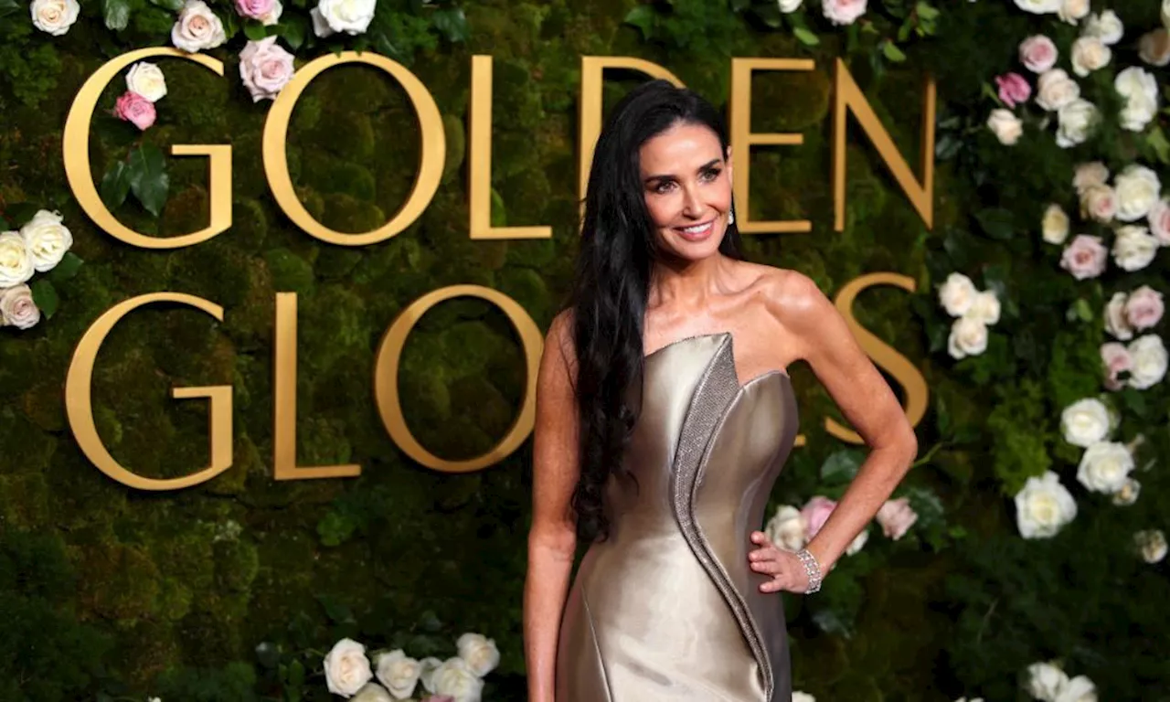 Demi Moore Wins First Acting Award at the 2025 Golden Globes