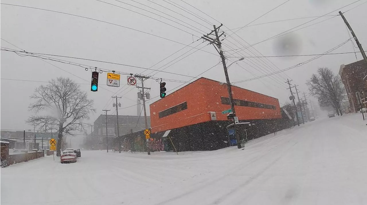 First major US winter storm of year sweeps into Mid-Atlantic and nearby states