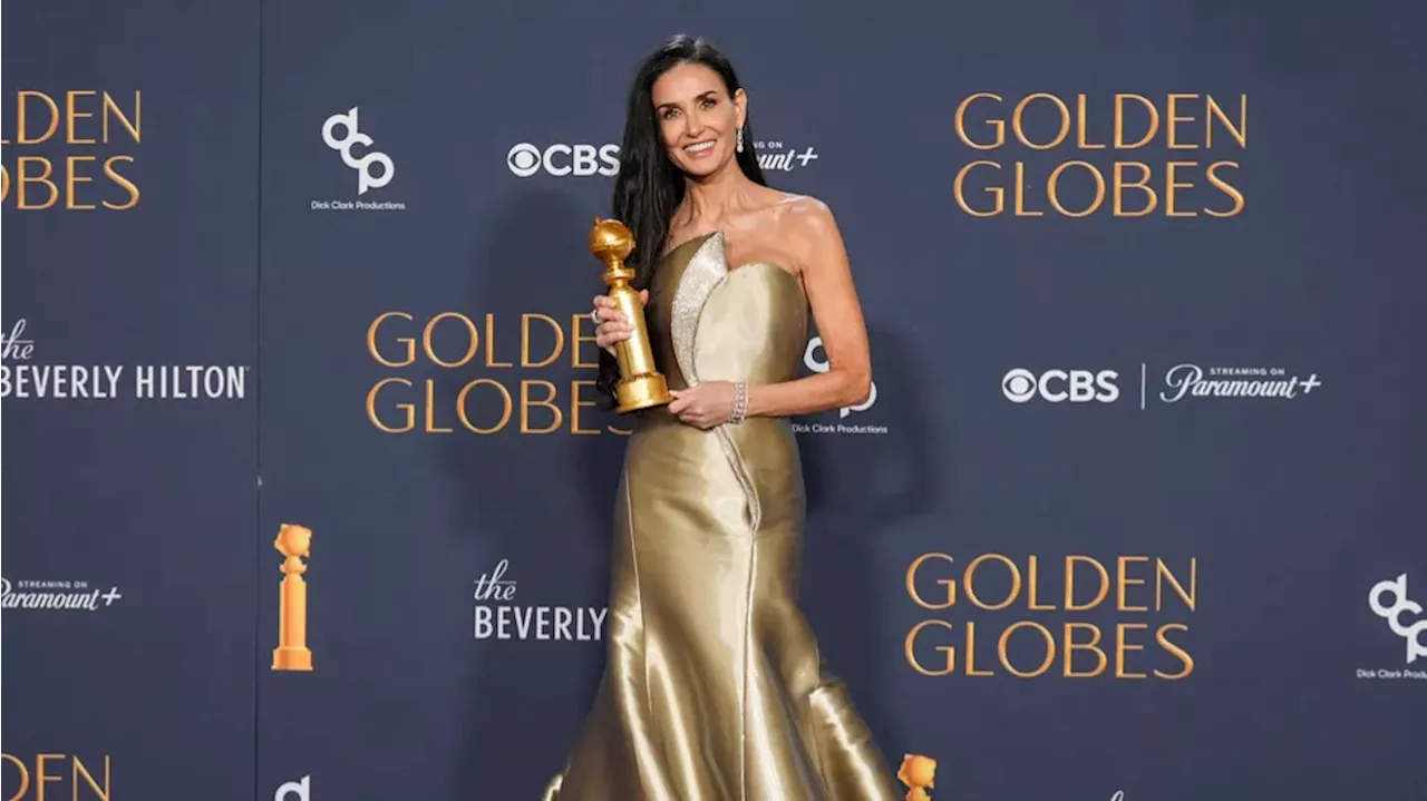 Demi Moore Raih Penghargaan Golden Globe Pertama