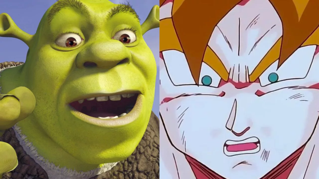 Dragon Ball Z y Shrek se fusionan en un increíble fanart