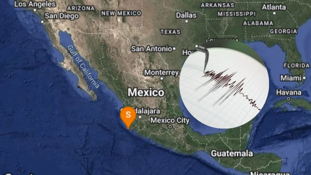 Sismo de magnitud 4.8 se registra en Cihuatlán, Jalisco