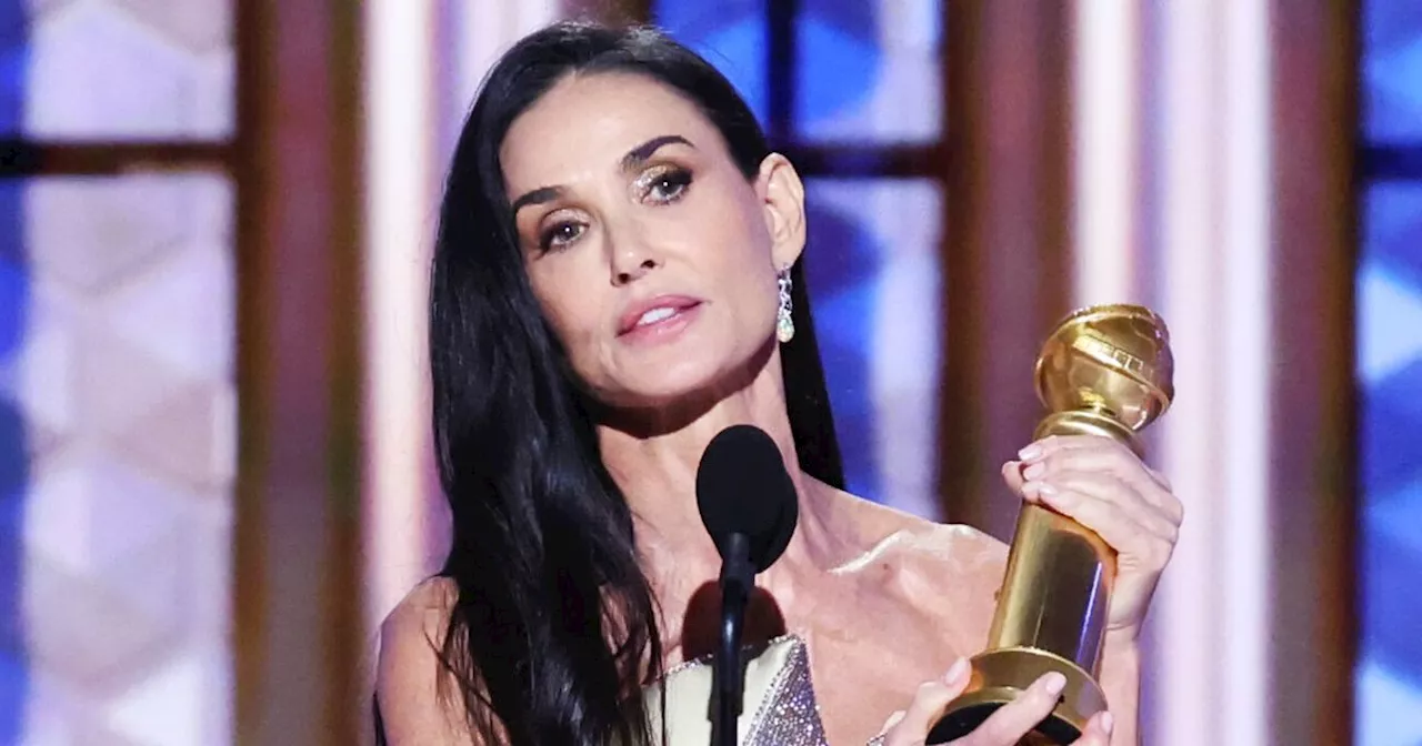 Demi Moore Reflects on Career and Celebrates Golden Globe Win