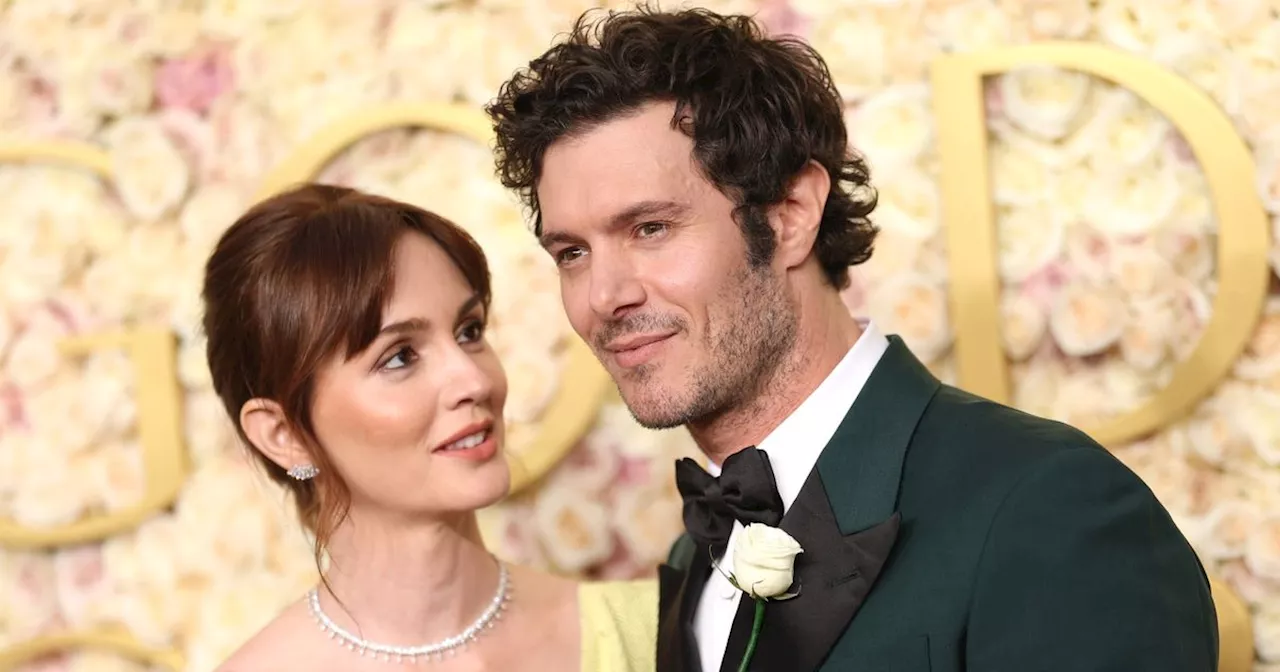 Leighton Meester and Adam Brody's Golden Globes Support Goes Viral