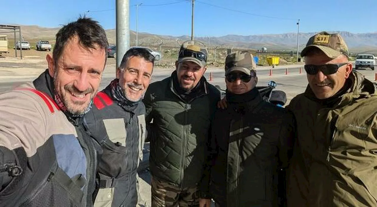 Viaggio in moto solidale da Ceccano al Nepal, tappa in Iran e parte il coro “Ciccà”