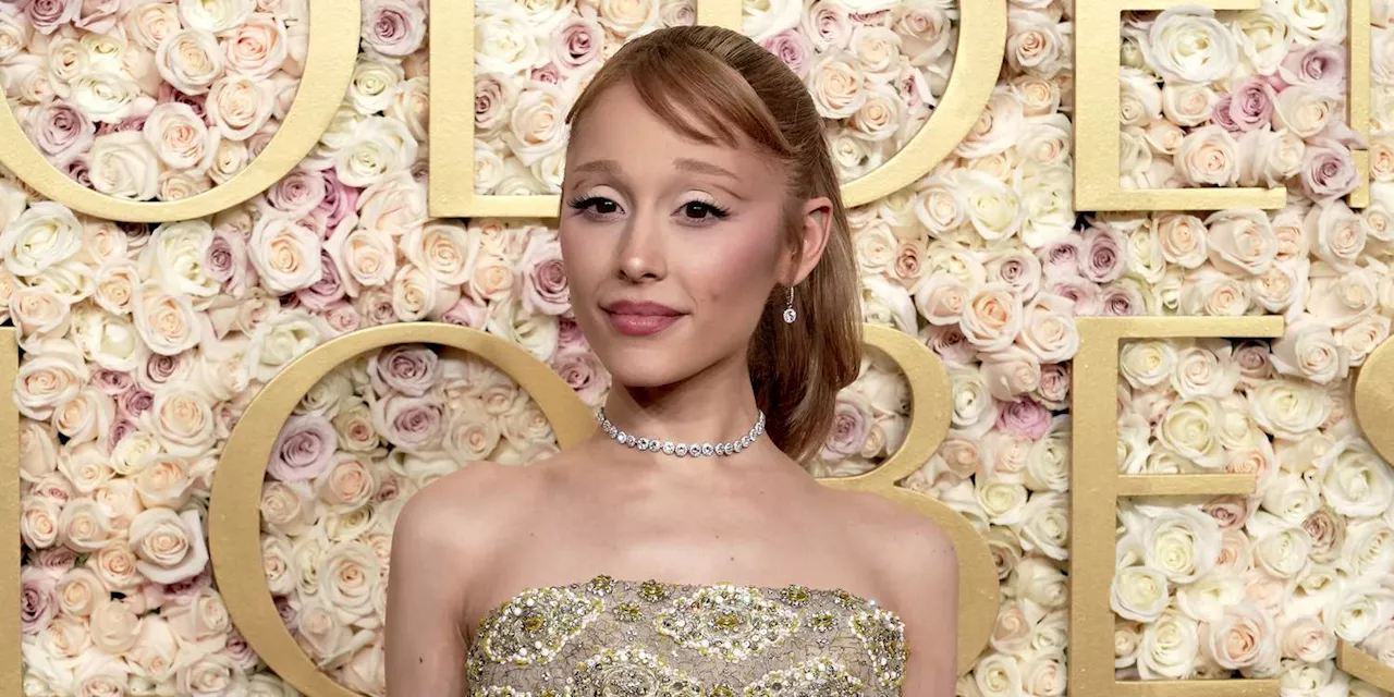 Ariana Grande's Golden Globes Hair Was a Homage to Audrey Hepburn