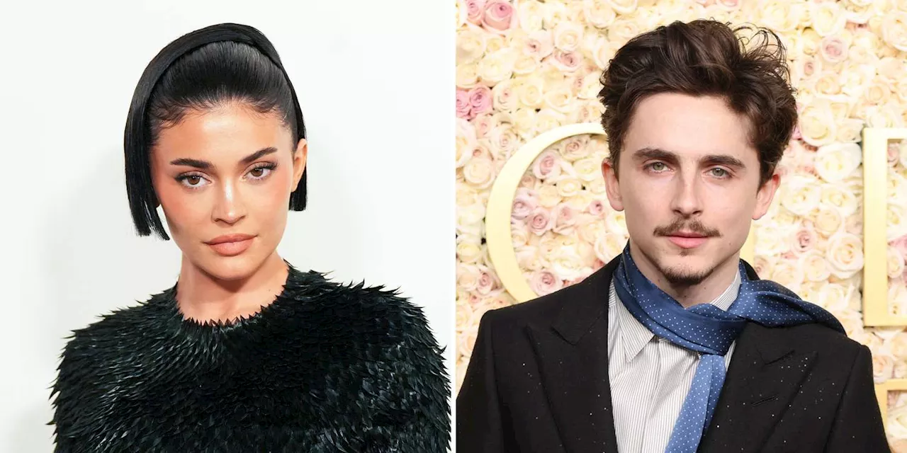 Kylie Jenner and Timothée Chalamet Coordinate Their Looks at 2025 Golden Globes