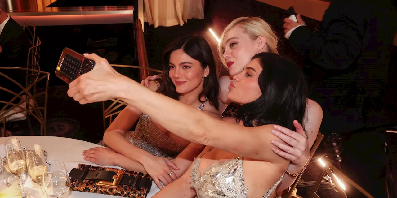 Kylie Jenner Took MySpace-Era Photos of Timothée Chalamet at the 2025 Golden Globes